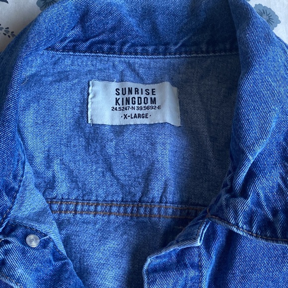Vintage Sunrise Kingdom Jean Jacket - Picture 2 of 4